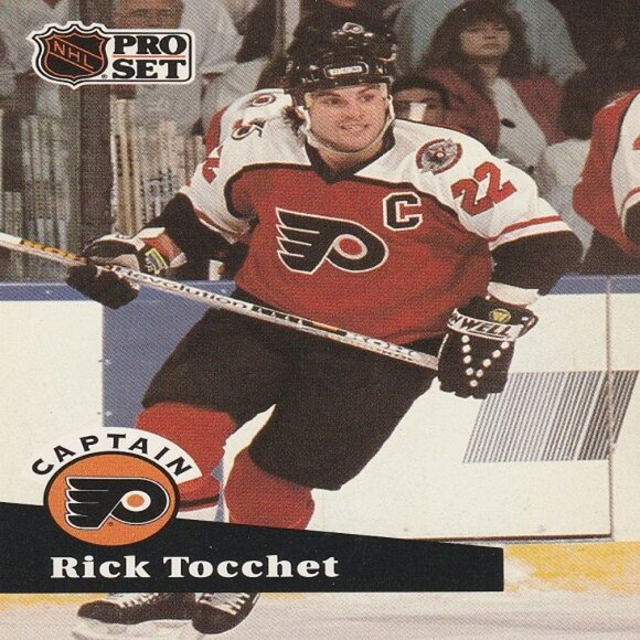Rick Tocchet Philadelphia Flyers NHL Hockey Card Collection - 12 Card Set - Picture 7 of 13